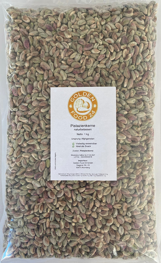 Pistazienkerne 1 kg naturbelassen | ungesalzen | ohne Schale | Pistazien Kerne