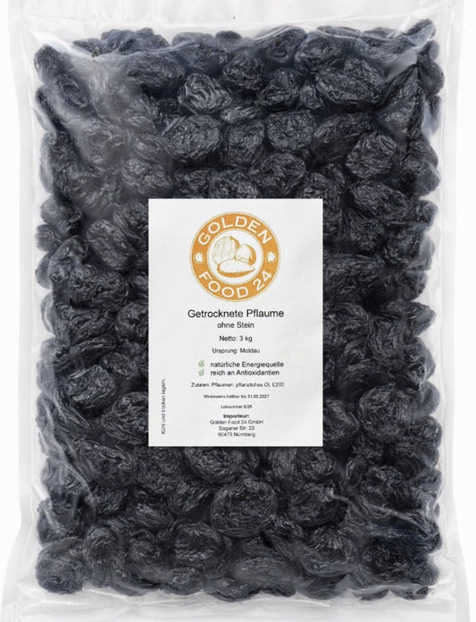 Getrocknete Pflaumen ohne Stein 3 kg